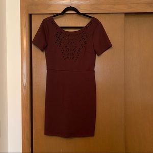 Dress with Cutout Front Detail